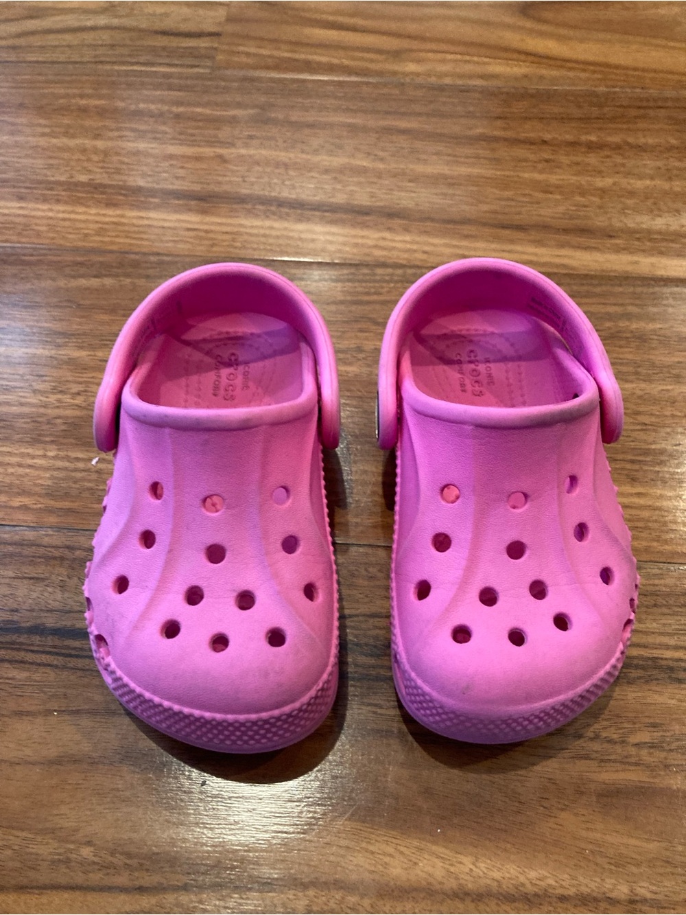 Crocs Baya Clog Electric Hot Pink 207012 Toddler Clog Size